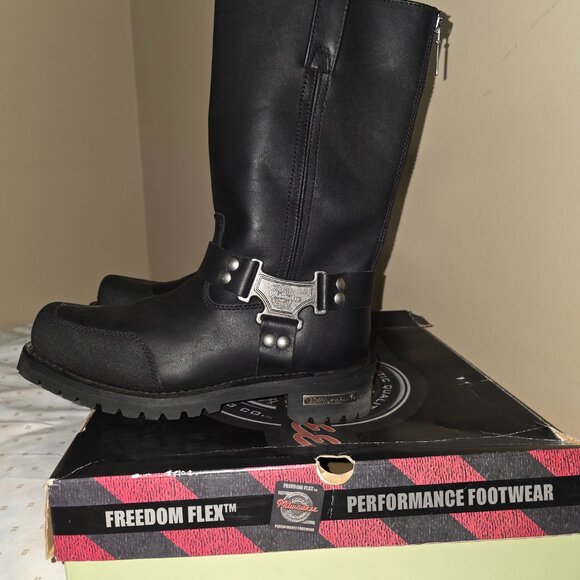 Milwaukee Motorcycle Clothing Co. Men’s Drag Harness Boots – Size 9.5D Brand New - Picture 6 of 6